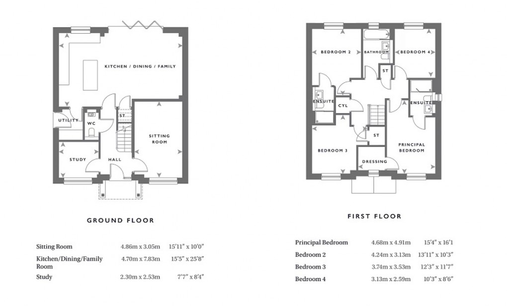 Floorplan for Toddington, Bedfordshire