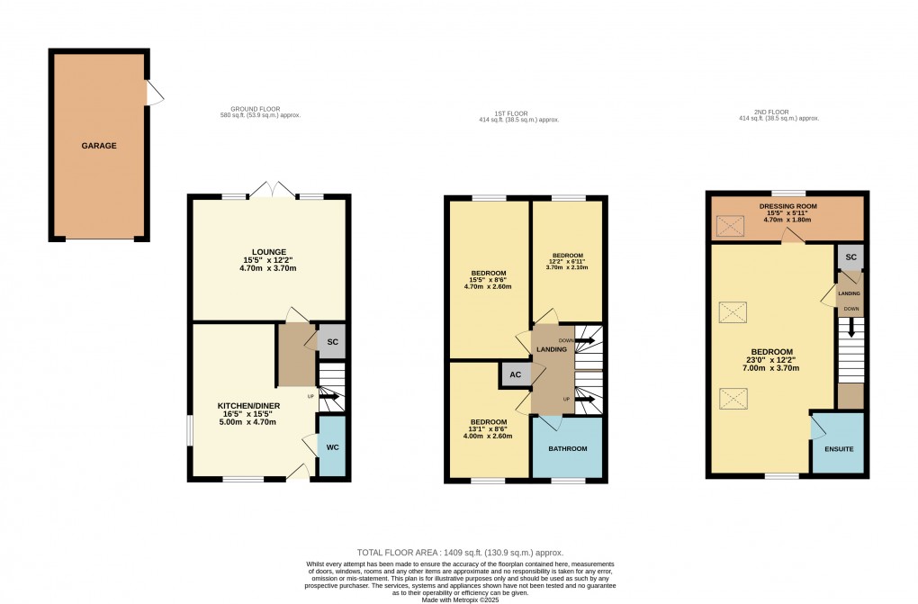 Floorplan for Silsoe, Bedfordshire