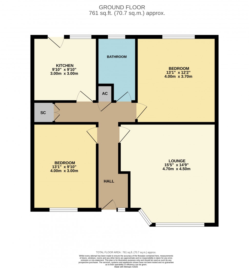 Floorplan for Toddington, Bedfordshire