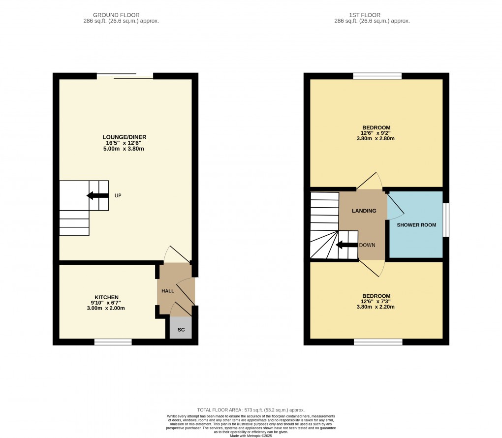 Floorplan for Ampthill, Bedfordshire